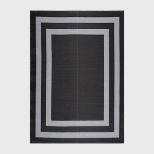 Play Rug Paris Recycled Plastic Woven Indoor Outdoor Folded Floor Mat - 1 of 4