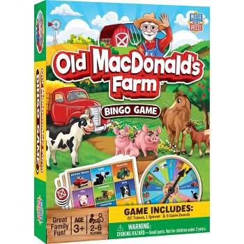 MasterPieces Kids Games - Old MacDonald's Farm Bingo Game