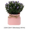 Unique Bargains Artificial Plants Baby's Breath in Pot Plastic 3.94"x3.94"x7.09" 1 Pc - 3 of 4