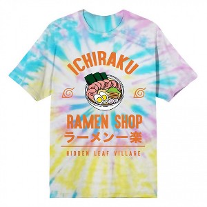Adult Naruto Ichiraku Ra Shop Tie-Dye T-Shirt - 1 of 2