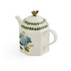 Portmeirion Botanic Garden Bouquet Teapot, 37 Ounce - Floral Hydrangea, Octagonal Shape with Butterfly Lid, Dolomite Tea Pot - 3 of 4