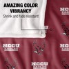 North Carolina Central University Logo Pattern Silky 50x60 Blanket, 1 Sided - 4 of 4