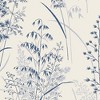 NEXT Leaf Sprigs Blue Wallpaper - image 4 of 4