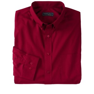 KingSize Men's Big & Tall Tall Wrinkle-Free Button-Down Collar Dress Shirt - 1 of 4