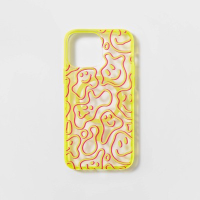 Apple iPhone 13 Pro Max/iPhone 12 Pro Max Magnetic Case - heyday&#8482; Neon Smiley