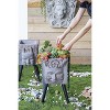 Gulches Greek God Statue Planter with Legs - 11" x 13" x 22" for Indoor & Outdoor Elegance - 2 of 4