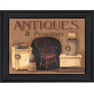 Antiques and Primitives By Pam Britton, Printed Wall Art, Ready To Hang Framed Poster, Black Frame - 1 of 1