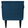 TiramisuBest Vanity Stool Chair with Storage, Faux Fur Ottoman Makeup Stool with 4 Metal Legs, Small Footrest Seat for Bedroom,Gray - 4 of 4