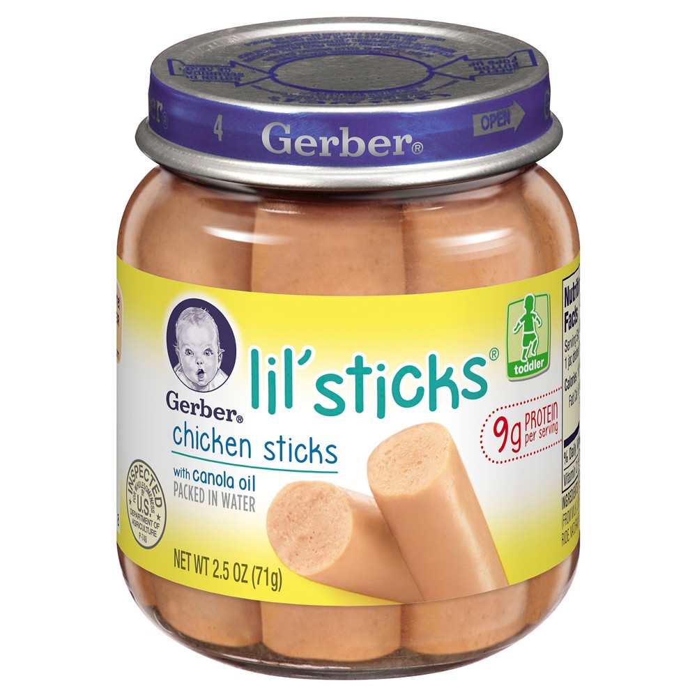 UPC 015000012328 product image for Gerber Lil' Sticks, Chicken - 2.5oz | upcitemdb.com