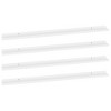 vidaXL Wall Shelves 4 pcs White 45.3"x3.5"x1.2" - 2 of 4