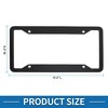 Unique Bargains Stainless Steel Car License Plate Holder Durable Mirror Polished Black 1Pc - 3 of 4