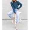 Women's Cable Knit Mock Neck Cozy Sweater - LOVESTITCH - 4 of 4