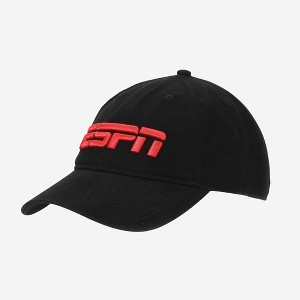 Men's ESPN Baseball Hat - Black/Red : Target