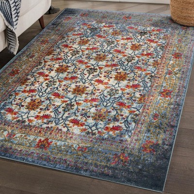 Luxe Weavers Traditional Floral Vintage Indoor Area Rug