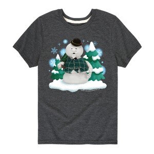 Boys' - Rudolph - Sam Winter Scene Short Sleeve Graphic T-Shirt - 1 of 4