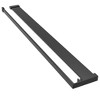 vidaXL Shower Shelf for Walk-in Shower Wall Black 31.5 in. Aluminum - 2 of 4
