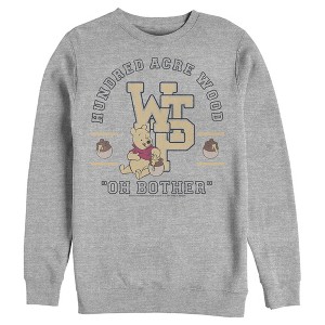 Men's Winnie the Pooh Bear Collegiate Sweatshirt - 1 of 4