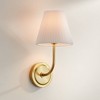 Possini Euro Design Possini Euro Nina 14" High Gold Plate Wall Sconce - 2 of 4