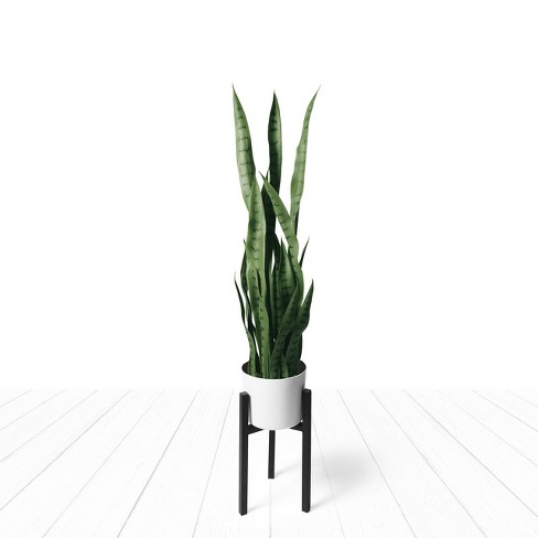 summer flower 23 Snake Plant Artificial Leaves Set, 21pcs Faux Sansevieria  Plant Leaf,Tall Fake Snake Plants Outdoor,4 Sizes for Indoor Home