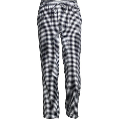 Lands' End Men's Flannel Jogger Pajama Pants 