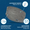 TrailHeads Women's Ponytail Headband for Winter - Moisture Wicking for Running, Sports, Workouts - 3 of 4