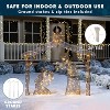 Joyfy 5 FT 3D Christmas Nativity Scene Yard Lights with LEDs for Xmas Indoor Outdoor Garden, Lawn, Christmas Event, Christmas Eve Night Decoration - 3 of 4