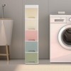 YIYIBYUS Bathroom Storage Cabinet, 5 Tier Narrow Floor Standing Storage Cabinet - 2 of 4