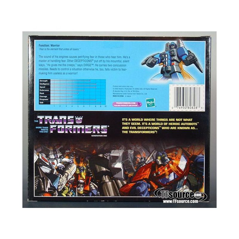 Transformers G1 Dirge | The Transformers Generation One Commemorative Series Action figures, 3 of 6