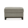 Signature Design by Ashley Kaywood Upholstered Ottoman, Granite Gray - 3 of 4