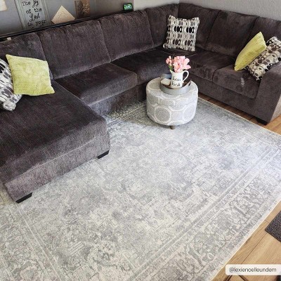 Hauteloom Blue Hiti Washable area rug