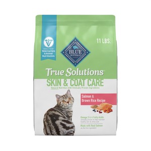 Blue Buffalo True Solutions Perfect Coat Skin and Coat Care Adult Salmon flavor Dry Cat Food - 1 of 4