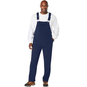 KingSize Men's Big & Tall Fleece Overalls - 1 of 4
