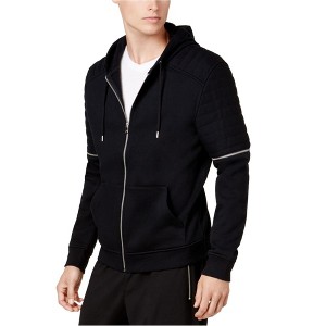 I.N.C International Concepts Mens Fleece Hoodie Sweatshirt, Black, X-Small - 1 of 1