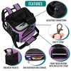PetAmi Dog Bike Basket, Soft-Sided Ventilated Carrier Backpack, Pet Bicycle Handlebar Puppy Cat Kitten, Car Booster Seat Safety Strap - 3 of 4