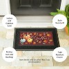 Evergreen Crafted Harvest Sassafras Indoor Outdoor Switch Doormat 10"x1'10" Multicolored - 3 of 4