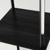 Brightech Aria Modern Dimmable (Includes LED Light Bulb) Wireless Charging Column Shelf Floor Lamp Polished Black Wood - 4 of 4