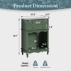 FURNIinspire Pet Storage Cabinet , 2 Drawers and Semi-Open Space, Hidden Cat Litter Box,27.5"*15.7"*39.7" - 4 of 4