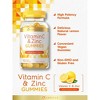 Carlyle Vitamin C and Zinc Gummies | 70 Count | Lemon Flavor - 4 of 4
