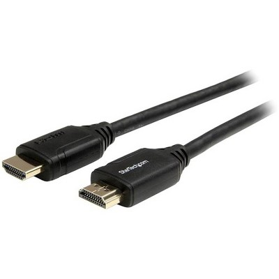 StarTech.com 1m 3 ft Premium High Speed HDMI Cable with Ethernet - 4K 60Hz - Premium Certified HDMI Cable - HDMI 2.0-30AWG (HDMM1MP)