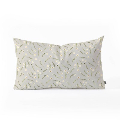 Iveta Abolina Daisy Meadow Oblong Throw Pillow -Deny Designs