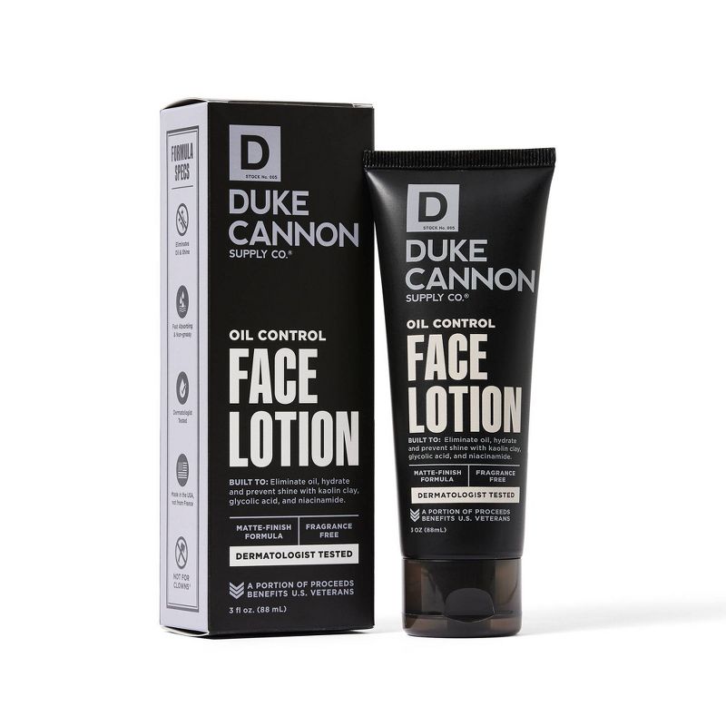 Duke Cannon Supply Co. Oil Control Face Lotion - 3 fl oz, 4 of 10
