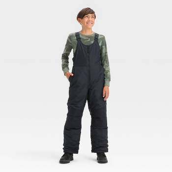 Lands' End Kids Slim Squall Waterproof Iron Knee Bib Snow Pants : Target