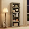 Acekool Farmhouse Bookcase with Storage, Wooden Bookshelf for Home Office, Living Room, Bedroom - 2 of 4