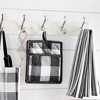 Farmhouse Living Buffalo Check Pot Holder Pair - 8 X 9 - Gray/white -  Elrene Home Fashions : Target