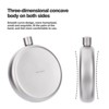 Itopfox Titanium Ultralight Hip Flask with Funnel for Camping Picnic Pocket Whiskey Alcohol Drinkware Accessories - 3 of 4