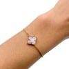 Adornia Mother of Pearl Flower Adjustable Bolo Bracelet - image 2 of 3