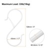 Unique Bargains Metal Safety Buckle S-shaped Hooks and Hangers 6 Pcs - 2 of 4