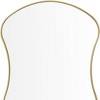 HomeRoots 39" Gold Abstract Wavy Geometric Framed Accent Mirror - 4 of 4