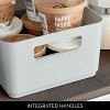 iDesign Plastic Pantry Storage Bin with Handles - Set of 4 - Gray - 4 of 4
