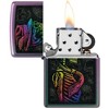 Zippo Multi Color Skull Design Windproof Lighter - 3 of 4